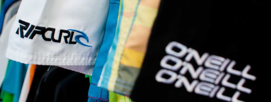 RipCurl y Oneill en Aloha Surf Shop